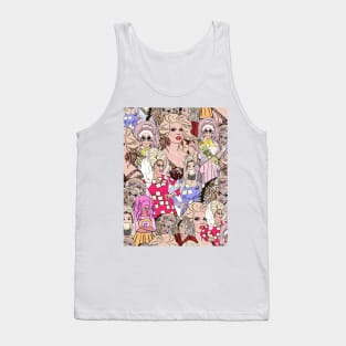 Katya and trixie pattern Tank Top